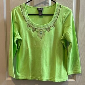 EUC Rafaella Embellished Top